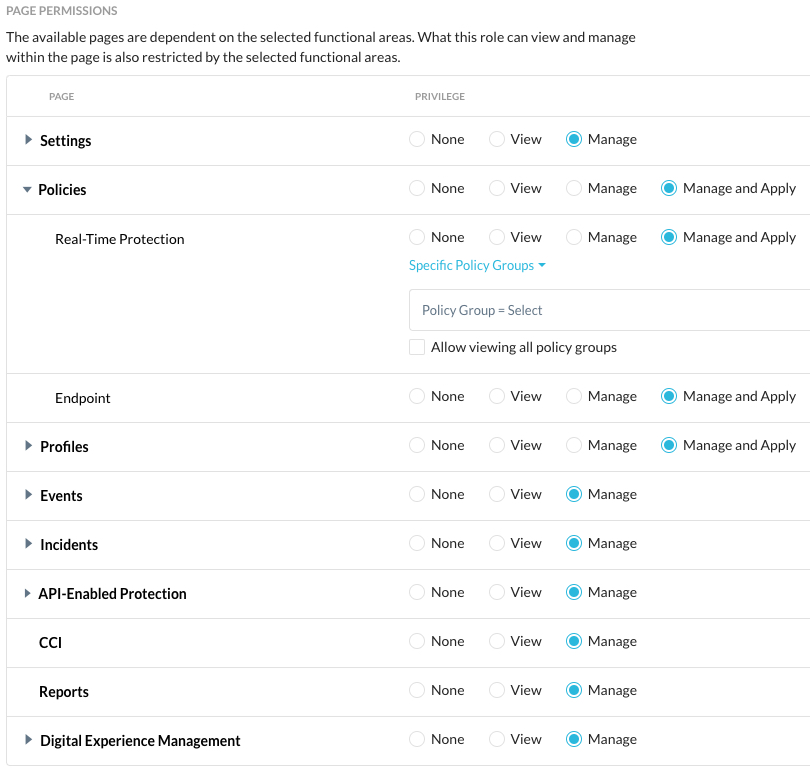 Create roles netskope knowledge portal