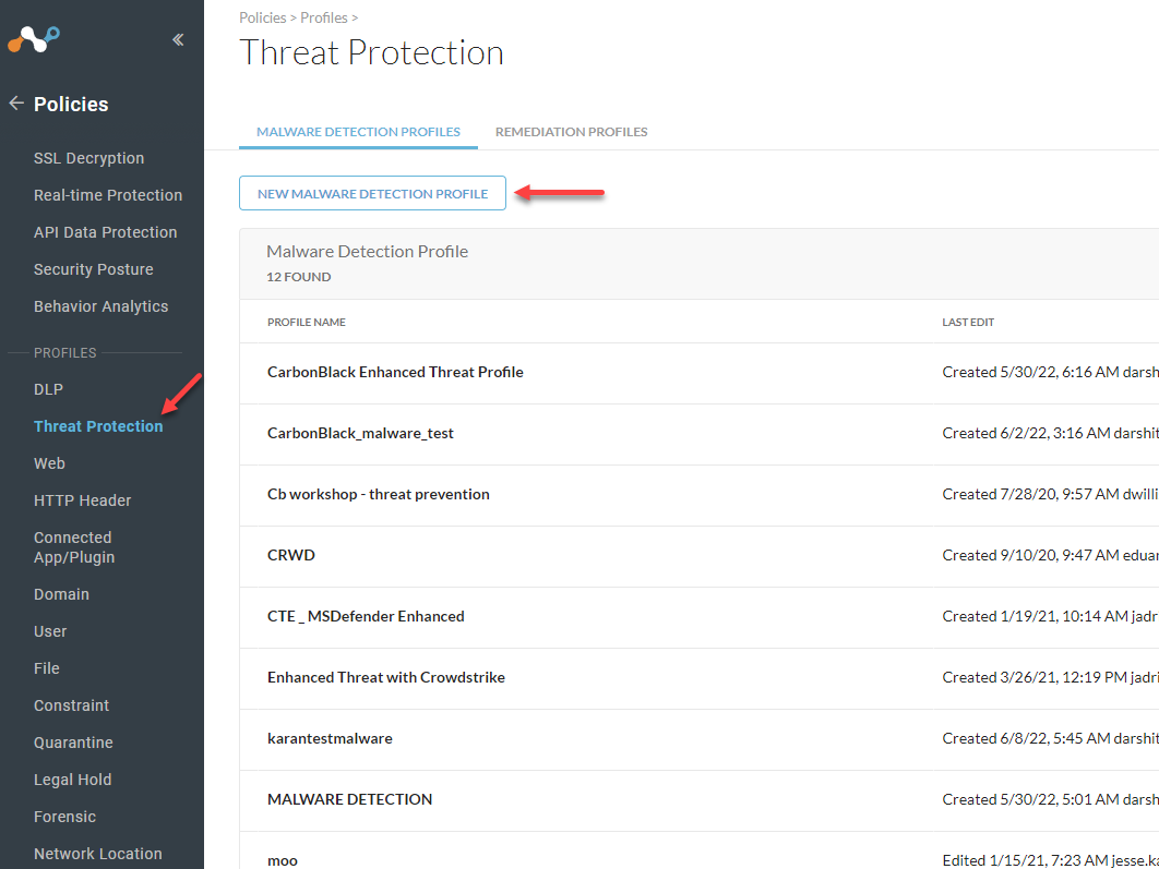 Create a Malware Detection Profile in Your Netskope Tenant to use Threat  Exchange File Hash(es) - Netskope Knowledge Portal