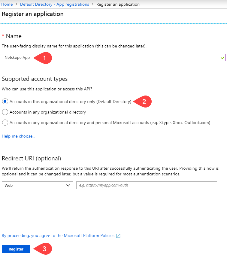Step 1/3: Configure a Microsoft Entra ID Application for CSA
