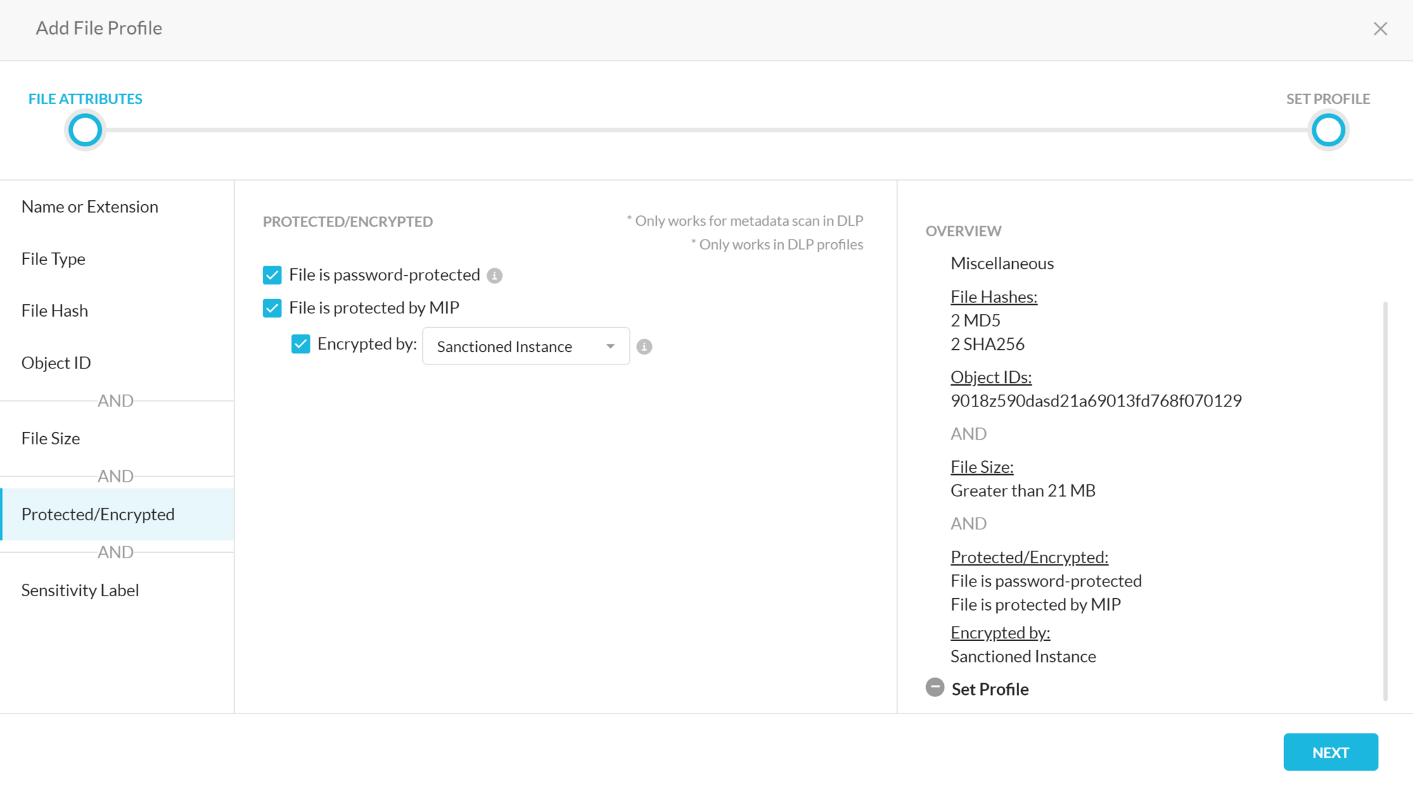 File Profile Netskope Knowledge Portal