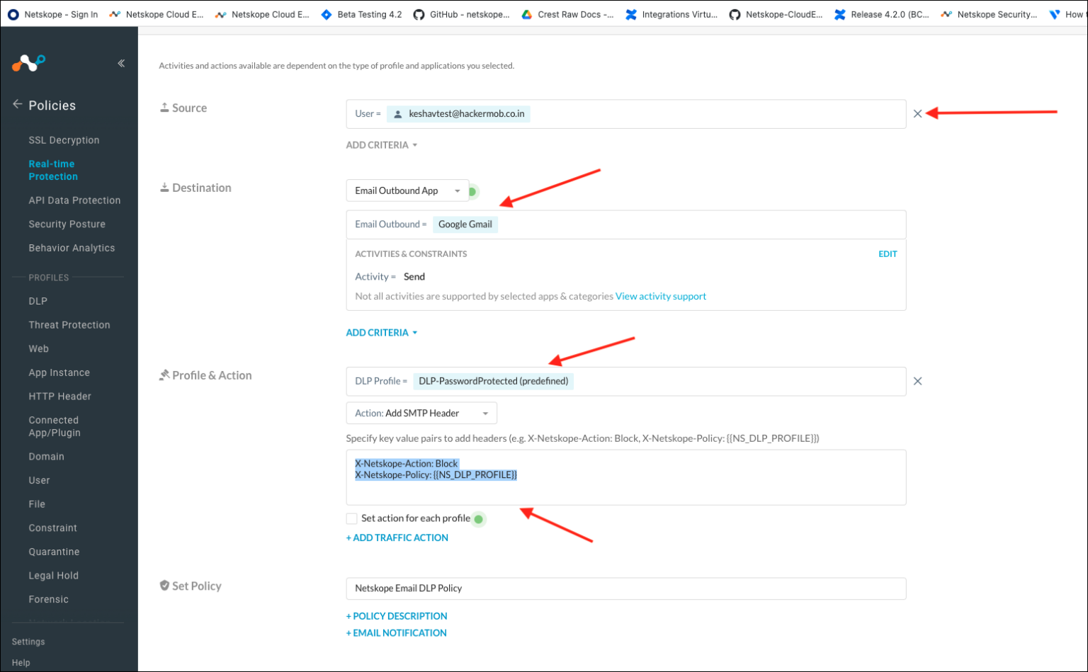 Mimecast and Netskope DLP Configuration Netskope Knowledge Portal