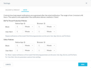 Policy Notification Templates - Netskope Knowledge Portal