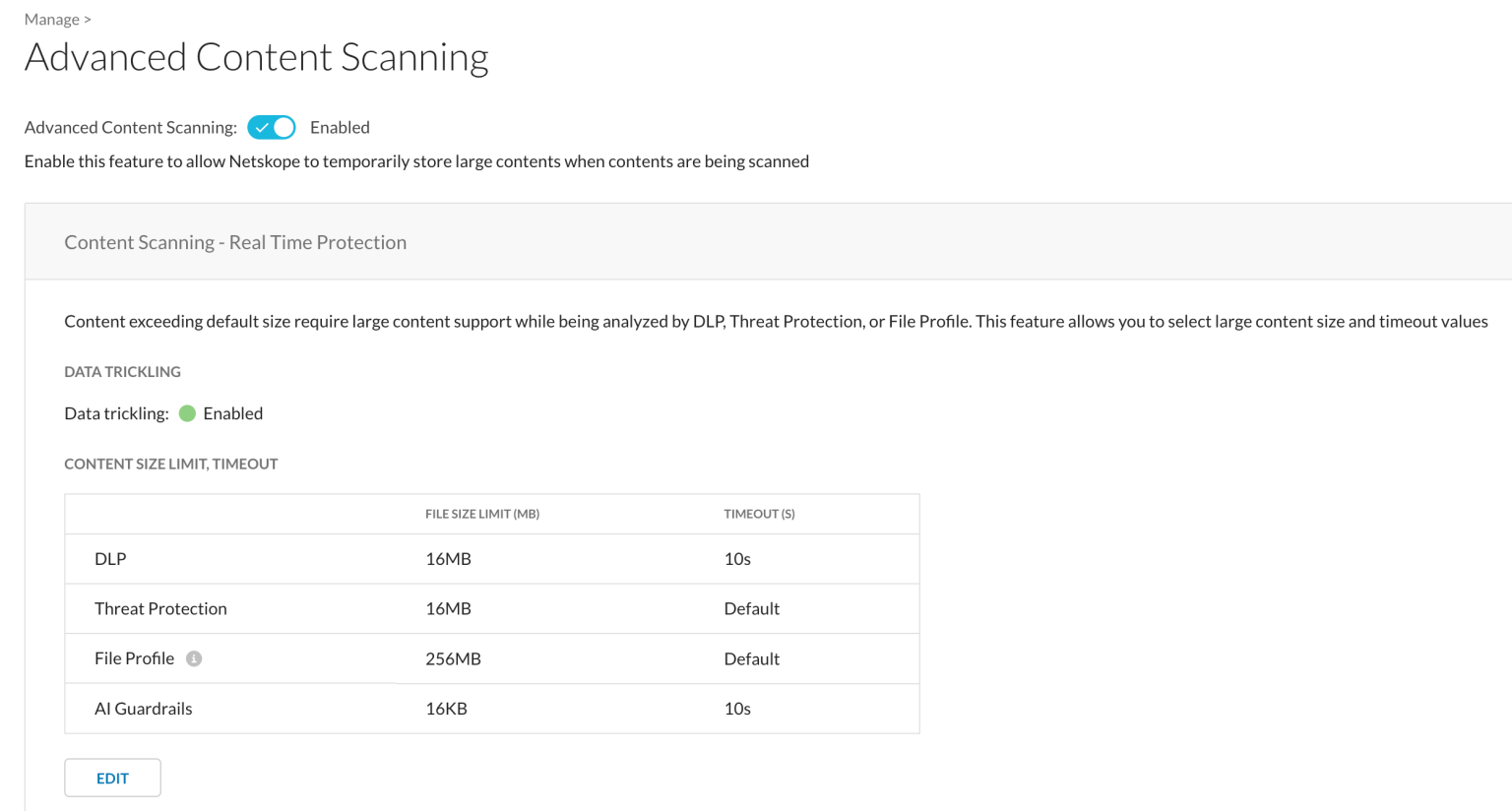 Advanced Content Scanning - Netskope Knowledge Portal