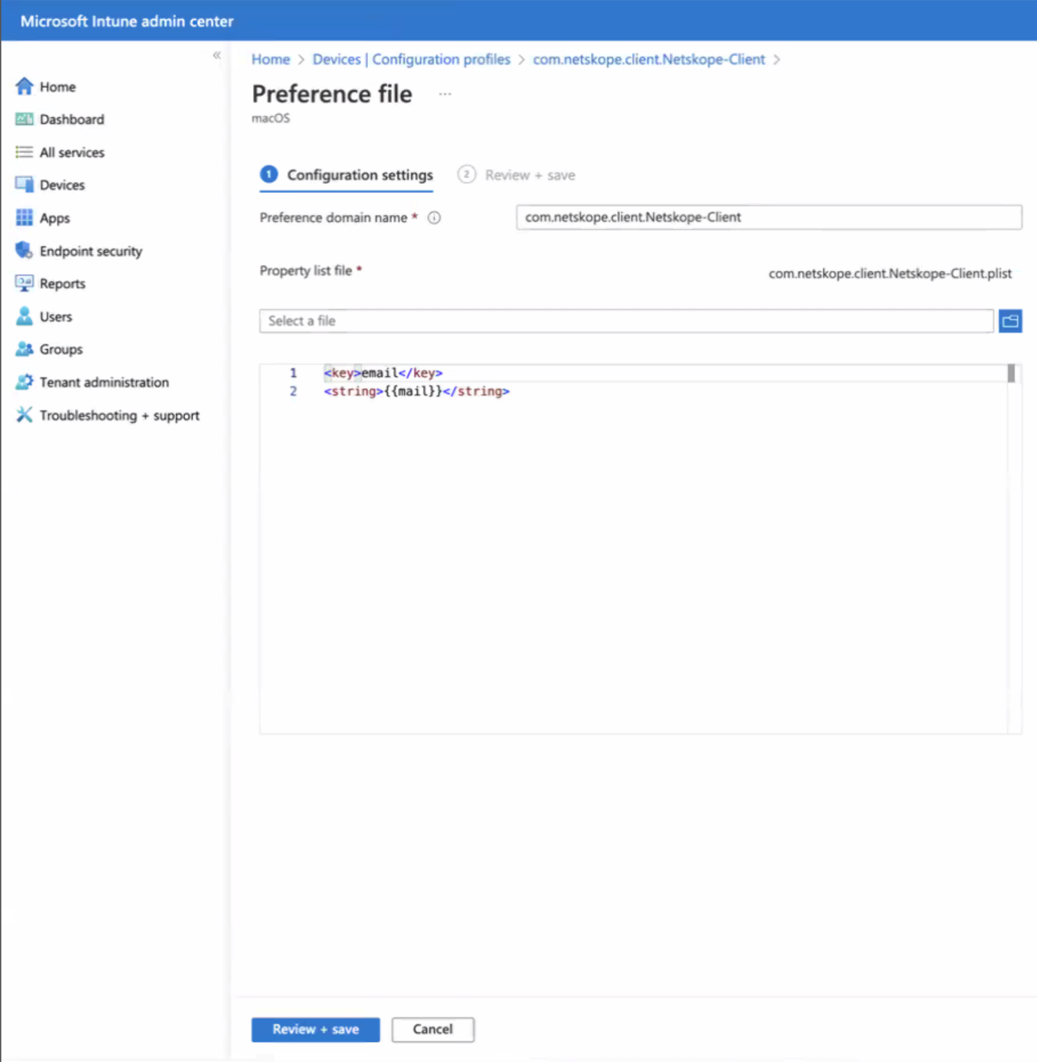 Deploy Client on macOS Using Intune - Netskope Knowledge Portal