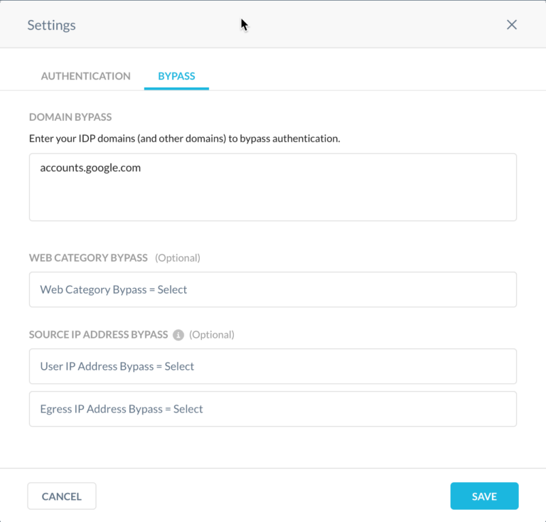 SAML Settings for Authentication - Netskope Knowledge Portal