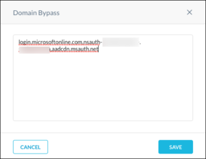 Enable Authentication and Configure SSO Domain Bypass Settings ...