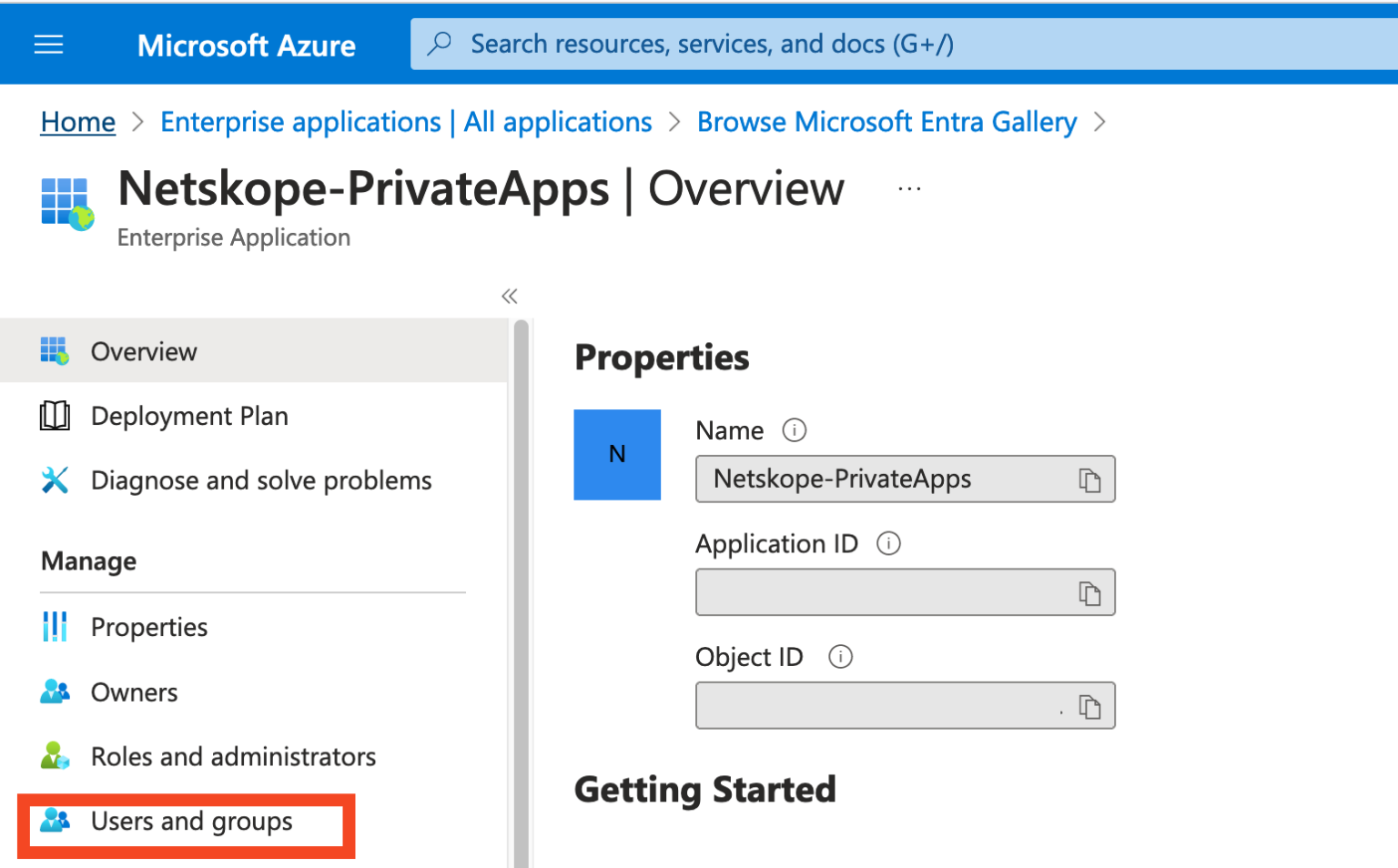 Configure Browser Access with Microsoft Entra Netskope Knowledge Portal