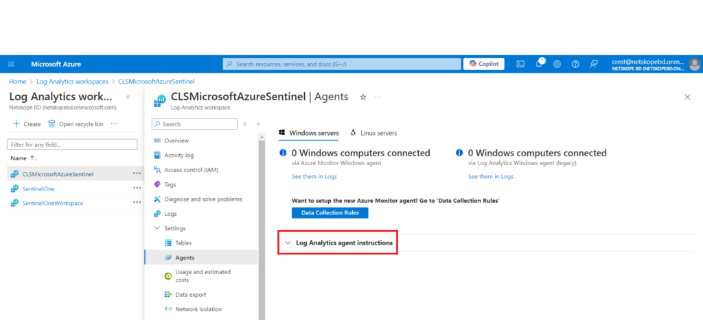 Microsoft Sentinel Plugin for Log Shipper - Netskope Knowledge Portal