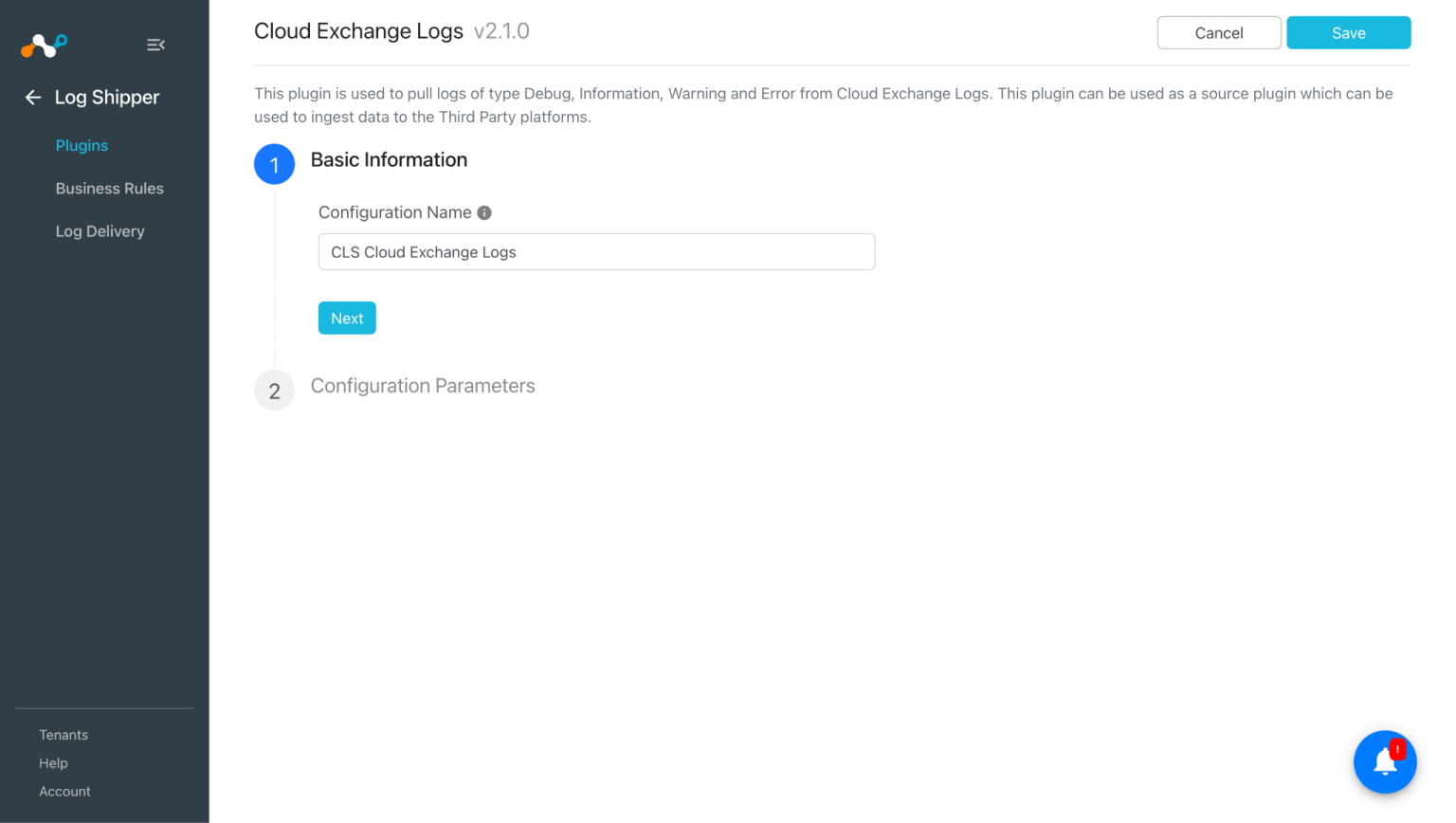 Cloud Exchange Logs Plugin for Log Shipper - Netskope Knowledge Portal