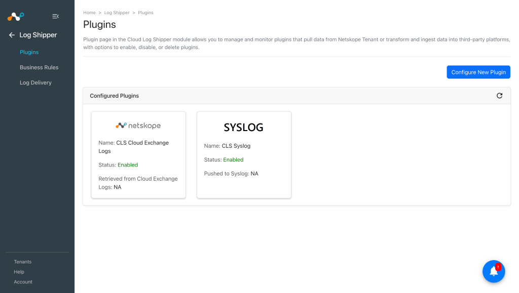 Cloud Exchange Logs Plugin for Log Shipper - Netskope Knowledge Portal