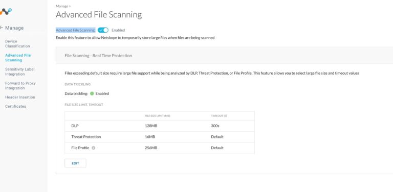 Advanced Content Scanning - Netskope Knowledge Portal