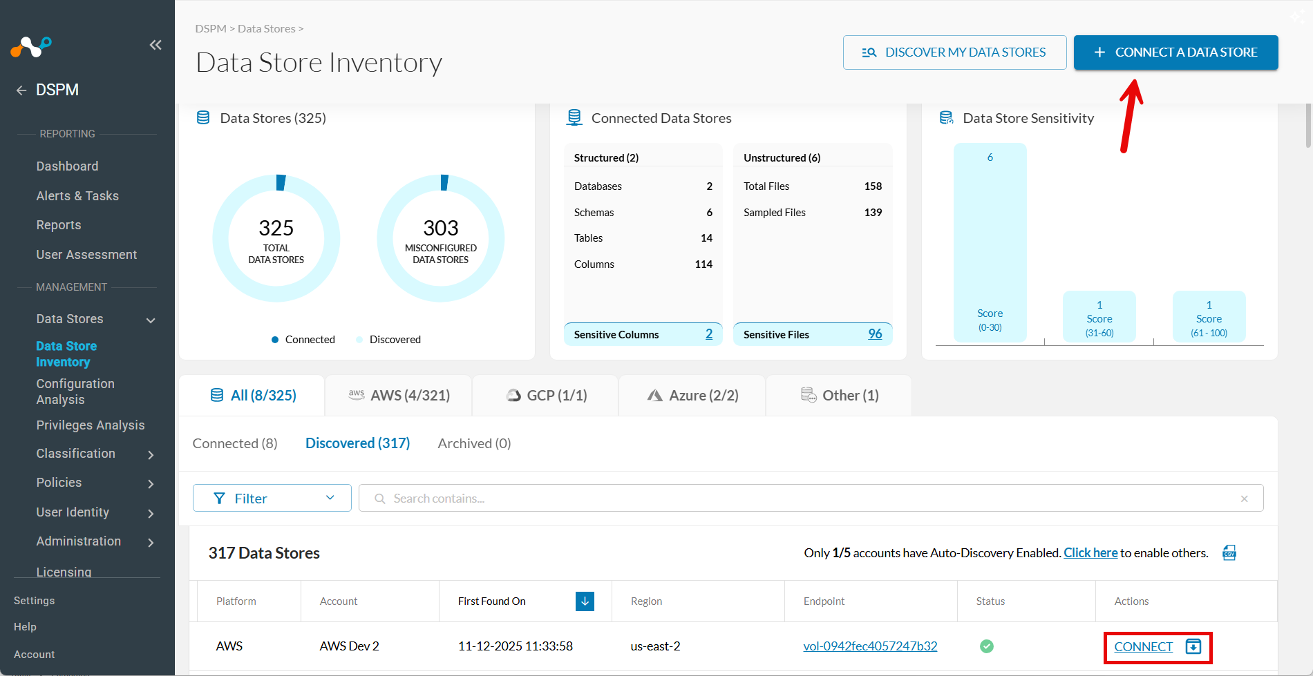 Connect SMB File Share to DSPM - Netskope Knowledge Portal