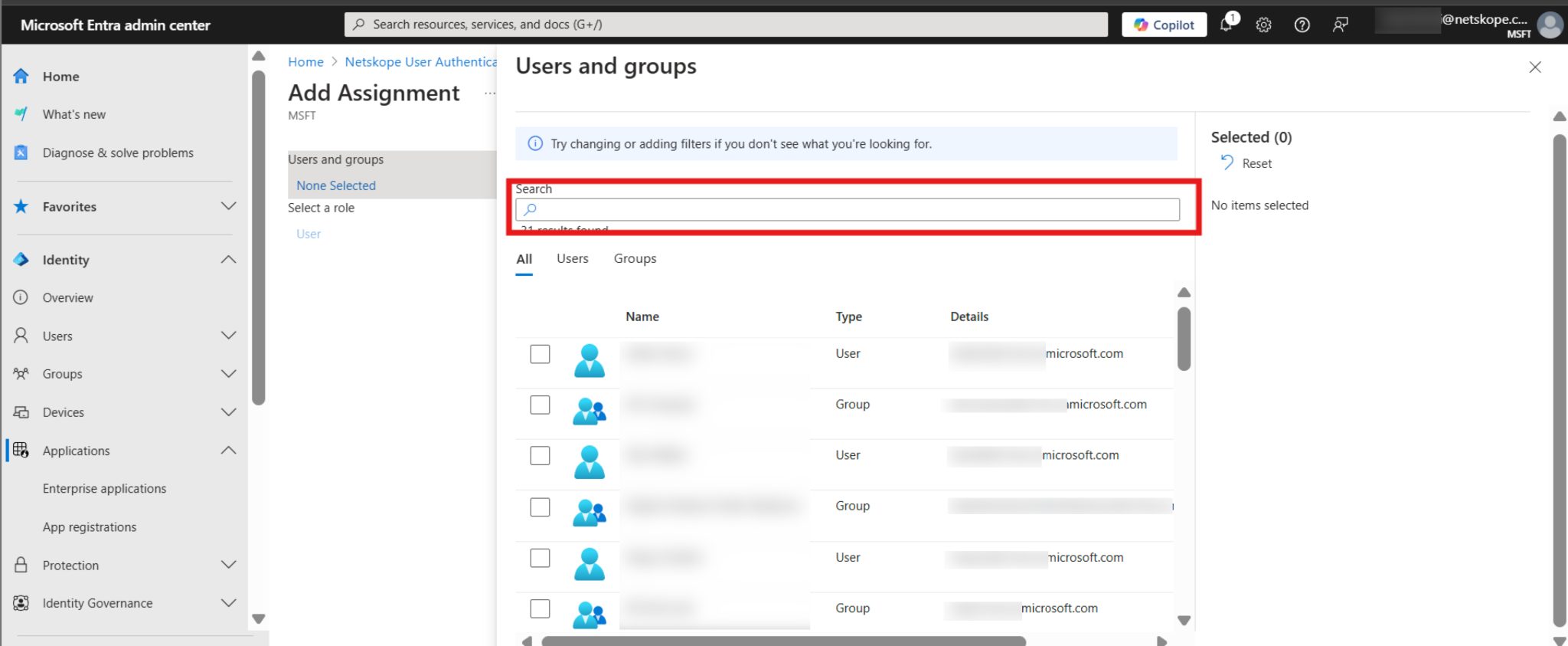 Microsoft Entra Set Up for Enterprise Browser - Netskope Knowledge Portal