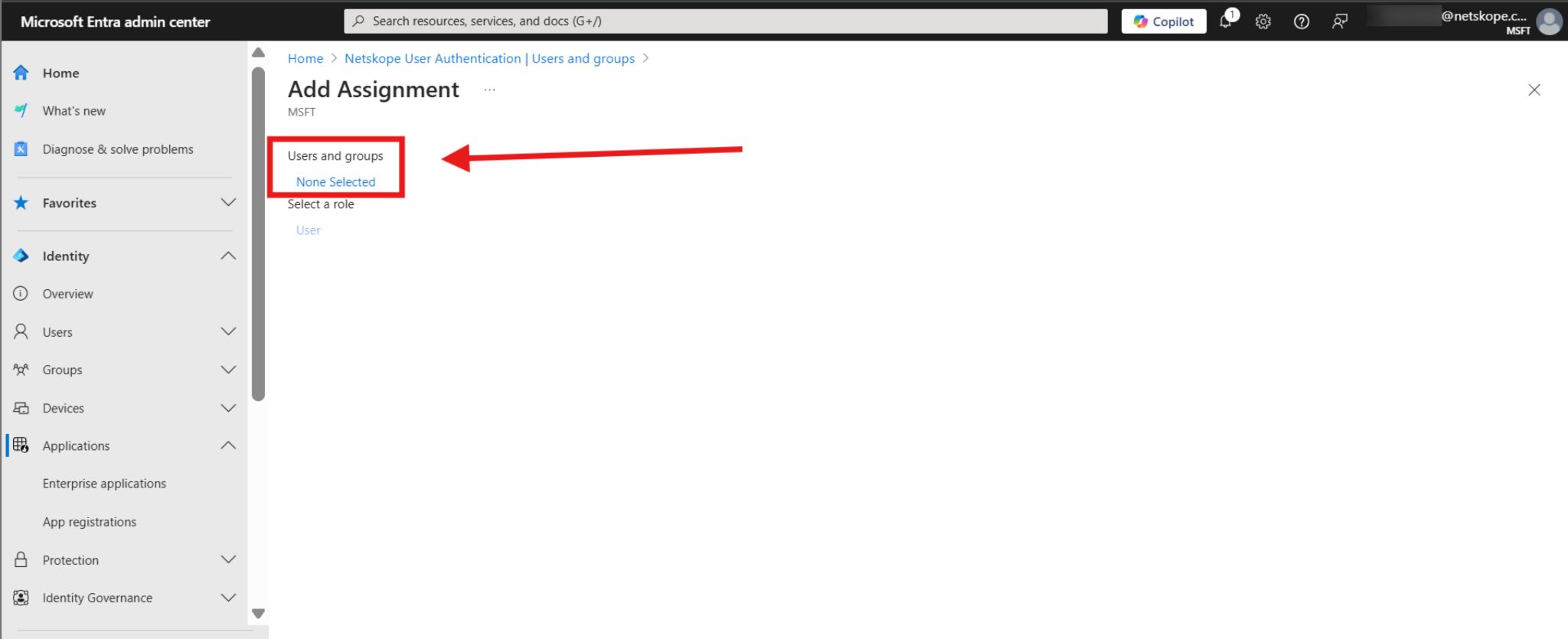 Microsoft Entra Set Up for Enterprise Browser - Netskope Knowledge Portal