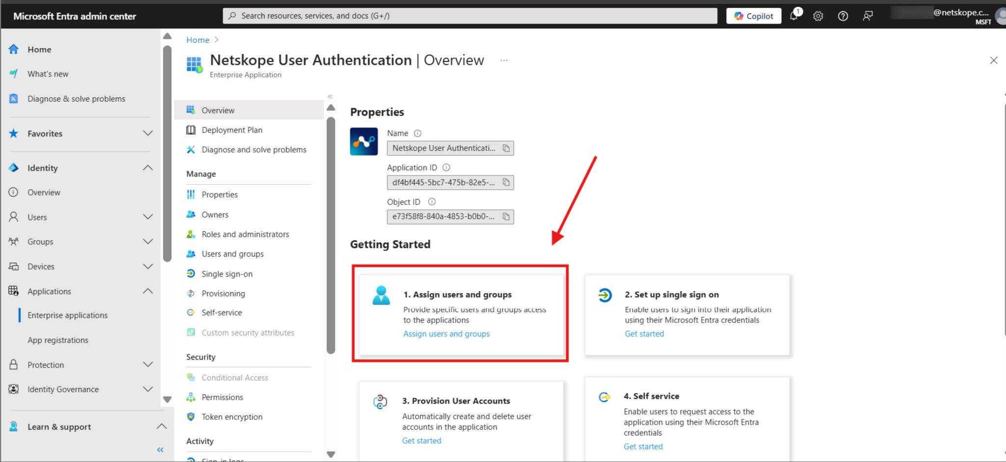 Microsoft Entra Set Up for Enterprise Browser - Netskope Knowledge Portal