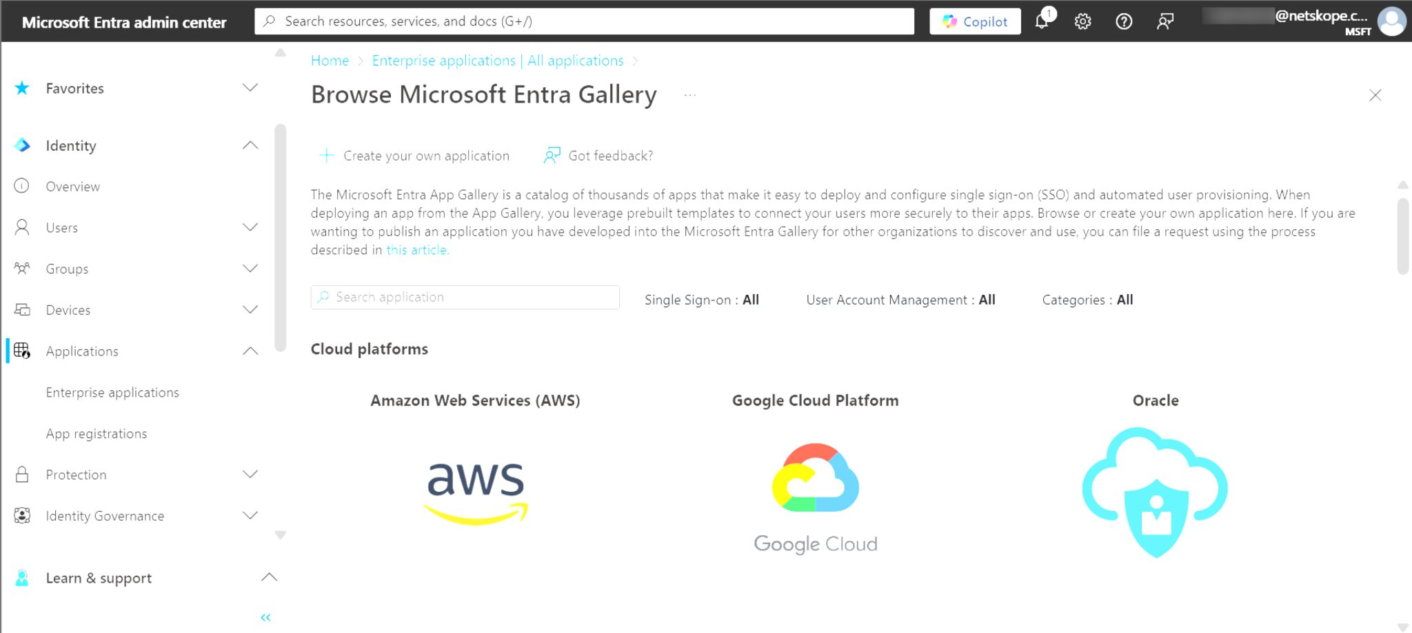 Microsoft Entra Set Up for Enterprise Browser - Netskope Knowledge Portal