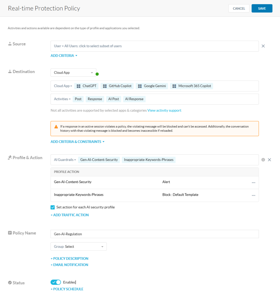 Creating an AI Guardrails Policy for Real-time Protection - Netskope ...